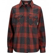 Aclima Women's ReBorn Woolshirt Check/Grey/Red