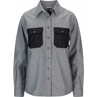 Aclima Women's ReBorn Woolshirt Light Grey Melange