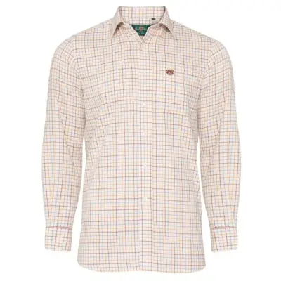 Alan Paine M's Ilkley Shirt Brown Check