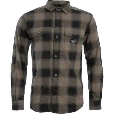 Arrak Outdoor Arrak M's Flannel Shirt Brown