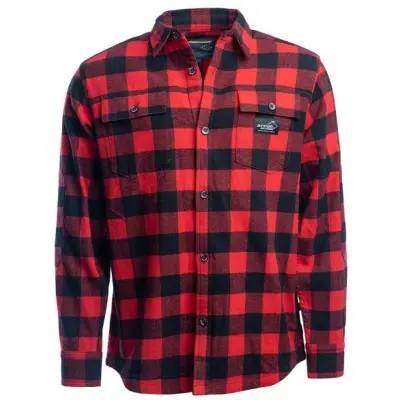 Arrak Outdoor Arrak M's Flannel Shirt Red/Black