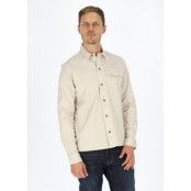 August Lyocell Overshirt, Light Sand, M,  Långärmade Skjortor