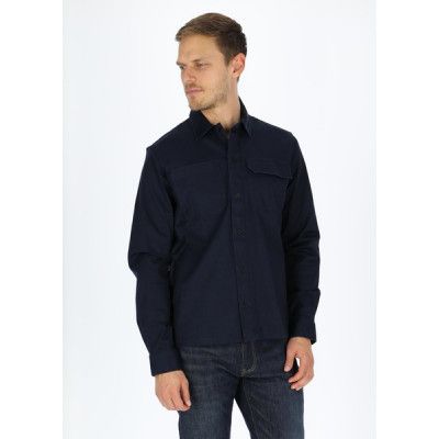 August Lyocell Overshirt, Navy Blazer, 2xl,  Långärmade Skjortor