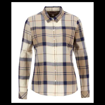 Barbour Bredon Check Shirt Dress Navy Tartan