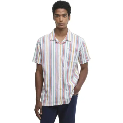 Barbour Men's Waterbay Striped Shirt White