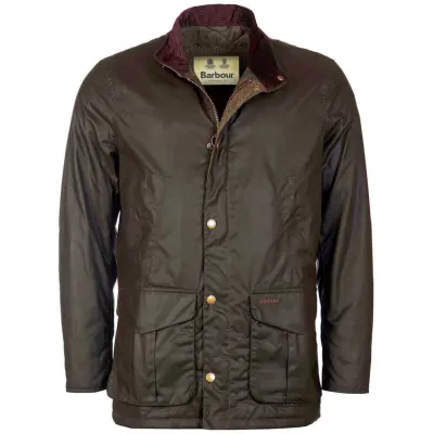 Barbour M's Hereford Wax Jacket Olive