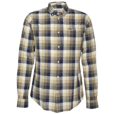Barbour M's Hillroad Tailored Shirt Olive