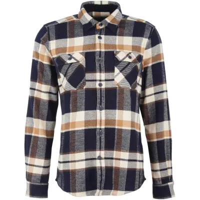 Barbour M's Mountain Tailored Shirt Navy