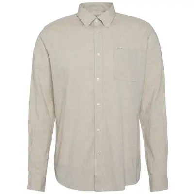 Barbour M's Nelson Tailored Shirt Stone