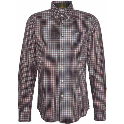 Barbour M's Padshaw Tailored Fit Navy