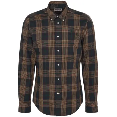 Barbour M's Pritchard Tailored Fit Oatmeal