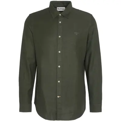 Barbour M's Twillbridge Tailored Fit Olive/Ancient