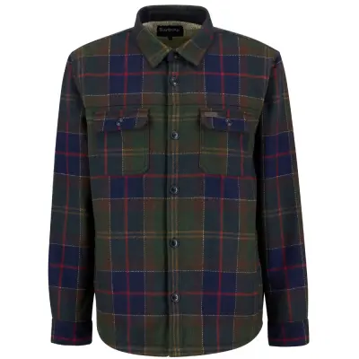 Barbour M's Willberry Regular Brushed Check Overshirt Classic Tartan