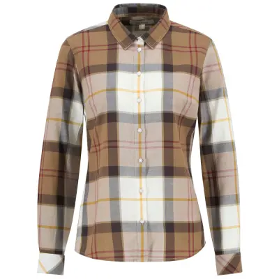 Barbour W's Bredon Check Shirt Light Muted Tartan