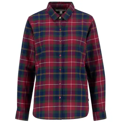Barbour W's Glades Check Shirt Winterberry Tartan