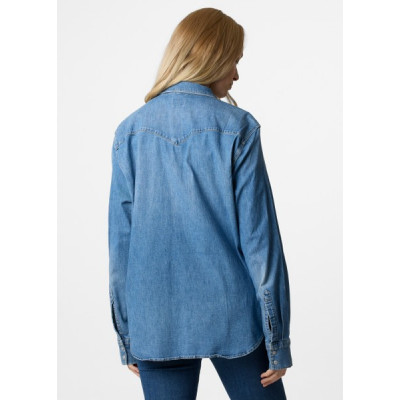 Barstow Western, Blues, Xl,  Långärmade Skjortor