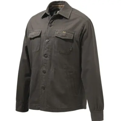 Beretta Heavy Overshirt Brown Bark