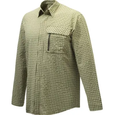 Beretta M's weight Shirt Green Check