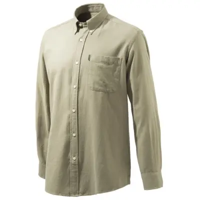 Beretta M's Winter Button Down Shirt Beige