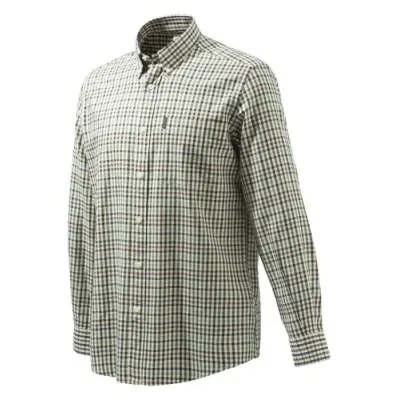 Beretta Wood Button Down Shirt Green&Haselnut Check
