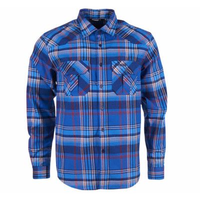Bjorli Shirt, Lt Seablue/Navy Check, S,  Bergans