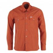 Bjur Ls Shirt Regular, Bronze, S, Lundhags