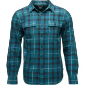 Black Diamond M Project Twill Ls Shirt Creek Blue-Charcoal - M