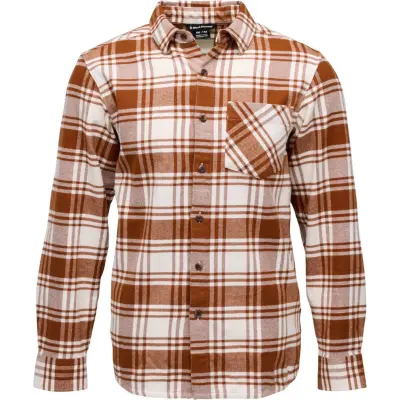 Black Diamond Men's Project Flannel Shirt Clay-off White Plaid