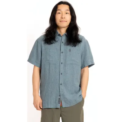 Black Diamond Men's Scenic Route Ss Shirt Midnight Blue-glacier