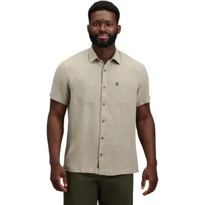 Black Diamond Men's Scenic Route Ss Shirt Pine Smoke-chalk