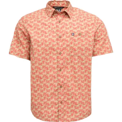 Black Diamond Men's Wingate Short Sleeve Shirt Burnt Sienna Desert Tower