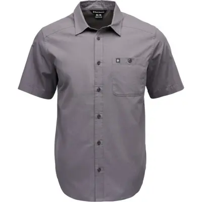 Black Diamond Men's Wingate Short Sleeve Shirt Steel Grey