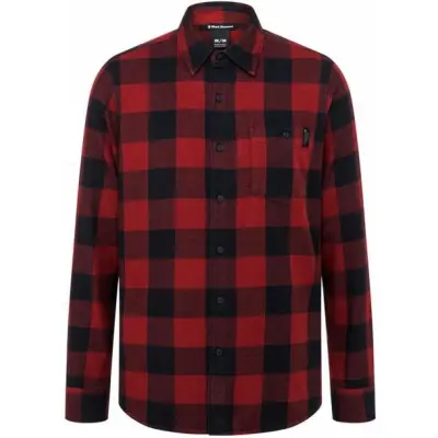 Black Diamond M's Zodiac Flannel Dark Crimson-Smoke Plaid