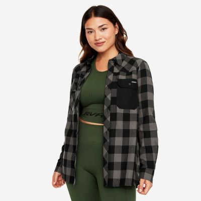 Campfire Shirt - Dam - Black/Anthracite, Storlek:XS - Dam>Tröjor>Skjortor&Långärmade Tröjor