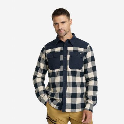 Campfire Shirt Herr Blueberry/Peyote, Storlek:S