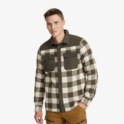 Campfire Shirt - Herr - Mud/Peyote, Storlek:4XL - Herr>Tröjor>Skjortor