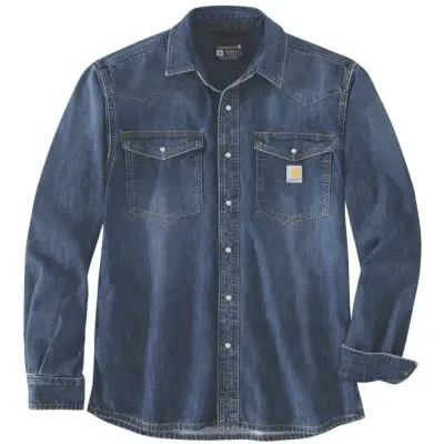 Carhartt Workwear Carhartt M's Denim L/S Snap Front Shirt Wyatt
