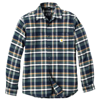 Carhartt Workwear Carhartt M's Flannel L/S Plaid Shirt Navy