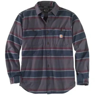 Carhartt Workwear Carhartt M's Hamilton Fleece Lined Shirt Shadow Stripe