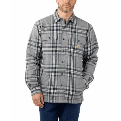 Carhartt Workwear Flannel Sherpa Lined Asphalt