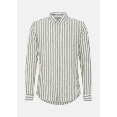 Cfanton 0053 Bd Ls Linen Mix S, Burnt Olive, M,  Långärmade Skjortor