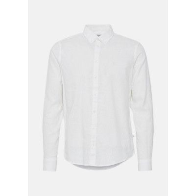 Cfanton 0053 Bd Ls Linen Mix S, Snow White, Xl,  Långärmade Skjortor