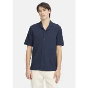 Cfarcher Ss Rc Knitted Shirt, Navy Blazer, L, Kortärmade Skjortor