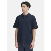 Cfcameron 0210 Waffle Polo, Dark Navy, L, Kortärmade Skjortor