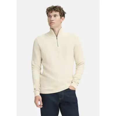 CFNOAR structured halfzip knit