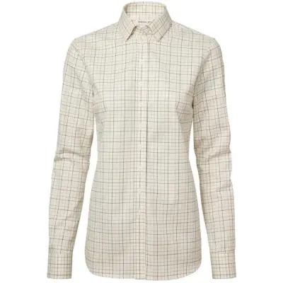 Chevalier Chorley Shooting Fit Shirt Rifle Green Tattersall