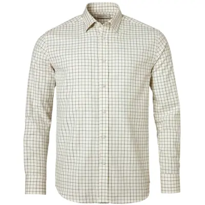 Chevalier Luton Shooting Fit Shirt Men Hunter Green Tattersall