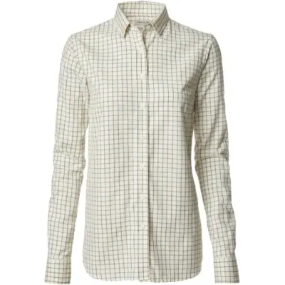 Chevalier Scaleby Shirt Shooting Fit Women Marble Green Tattersall