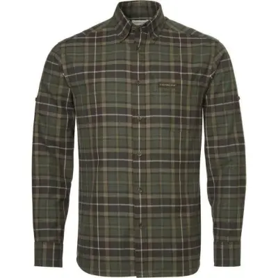 Chevalier Teal Light Flannel Shirt Men Hemlock Green Checked