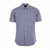 Classic Check Shirt S/S, Navy/White, 2xl,  Skjortor